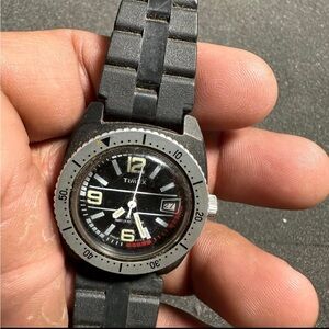 Vintage Timex Skindiver Women's 1978 Watch Mechanical Manual Wind Working